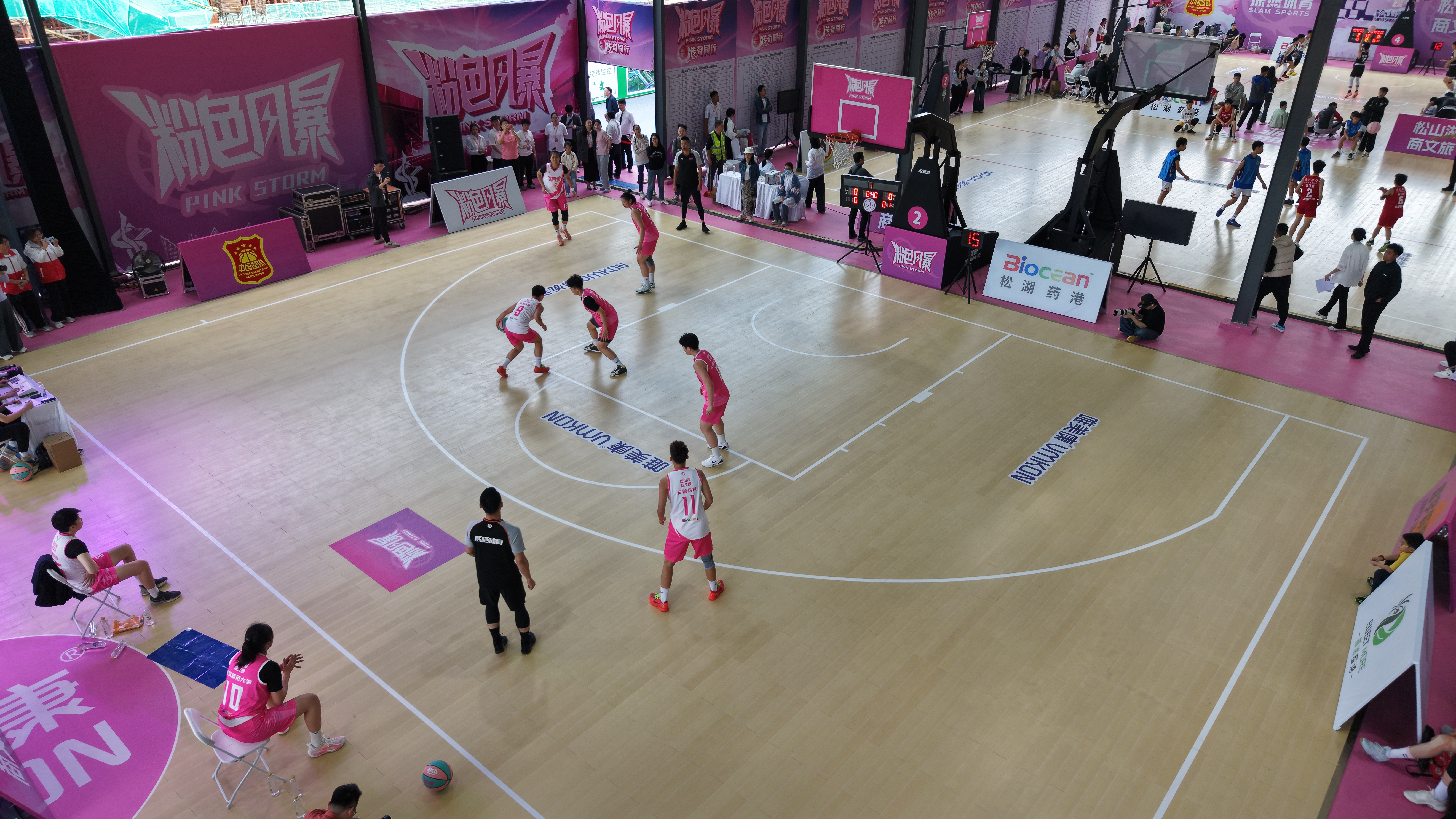 東莞松湖藥港 粉色風(fēng)暴全國女子籃球聯(lián)賽總決賽